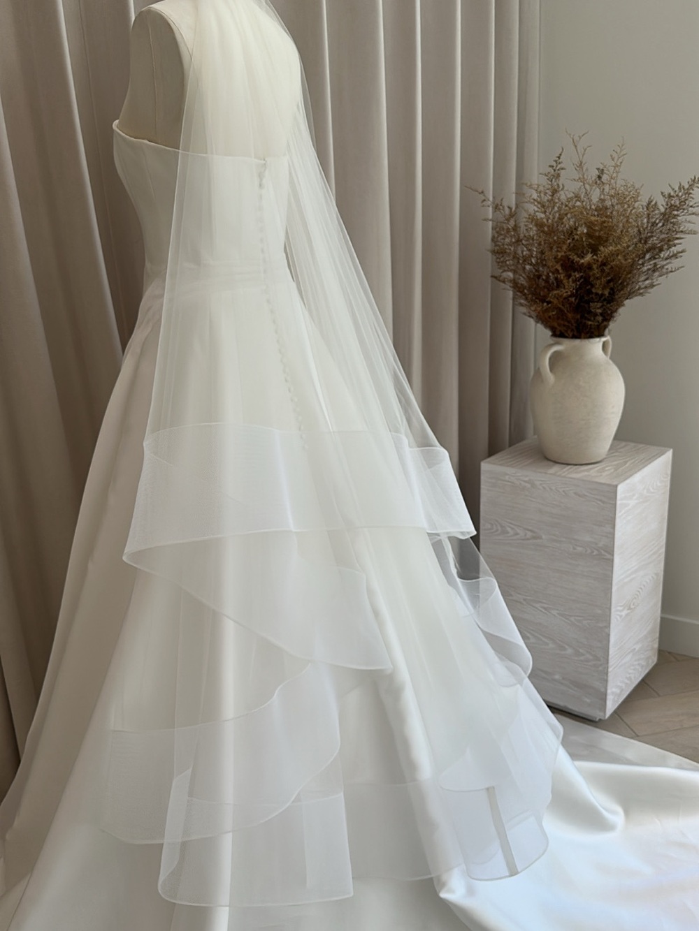 Sarah Seven Modern Bridal Veil
